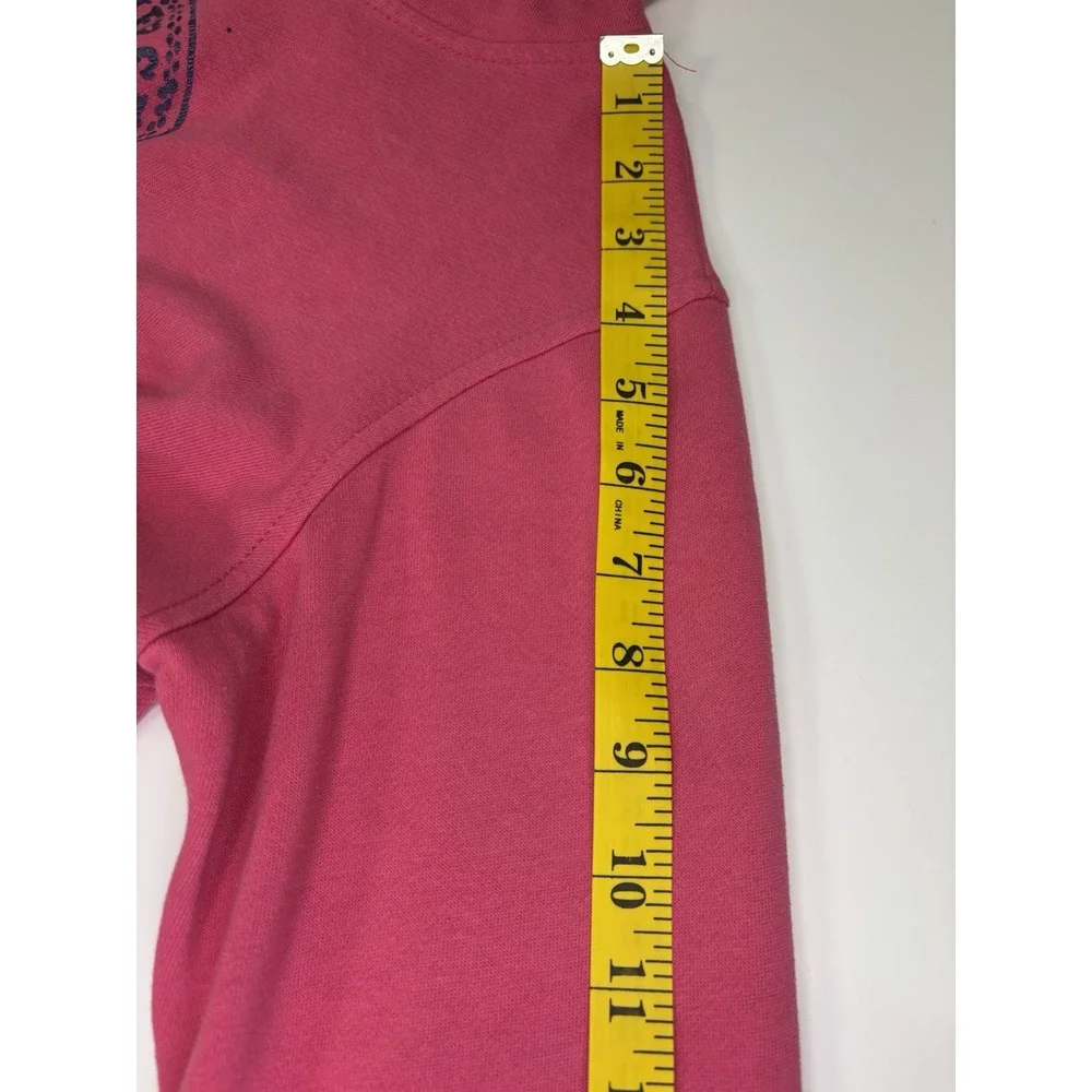 Converse Pullover Hoodie Youth XL Hot Pink Hooded Sweater Long Sleeve Graphic